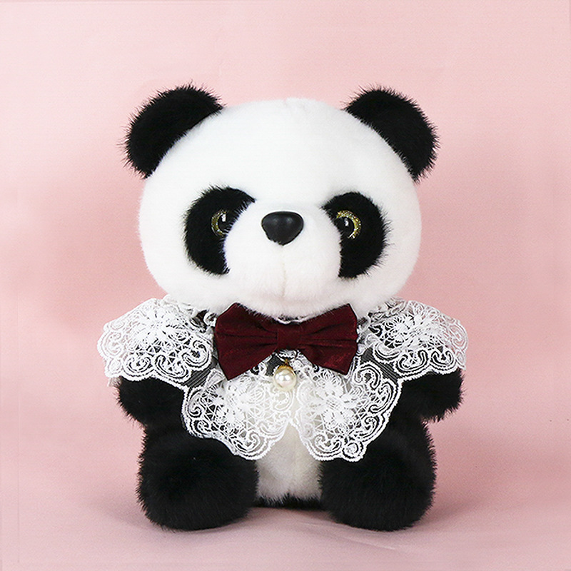 25cm Huanhuan Pearl Red Bow Tie