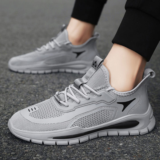 Foreign trade new cross-border men's shoes fly woven sports casual mesh shoes mesh running coconut all-match non-slip fashion shoes