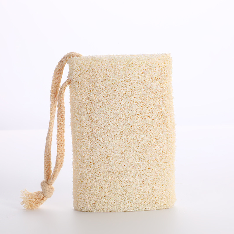 표백되고 편평한 수세미 10cm