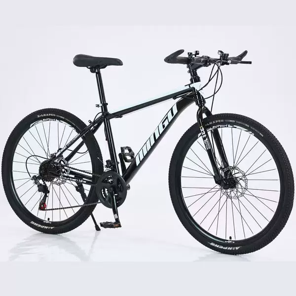 Dark Night Black and White - Spoke Wheels - No shock absorption