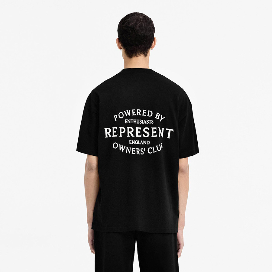 REPRESENT OWNERS CLUB Camiseta de manga corta de silicona estereoscópica masculina