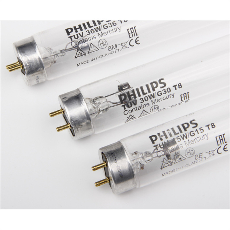 消毒紫外线！杀菌15W30W36W灯管TUV6W灯十假一罚8W消毒