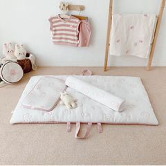 Ins風かわいい動物綿冷感折り畳みマットレスシーツ幼稚園の携帯マットが涼しくない