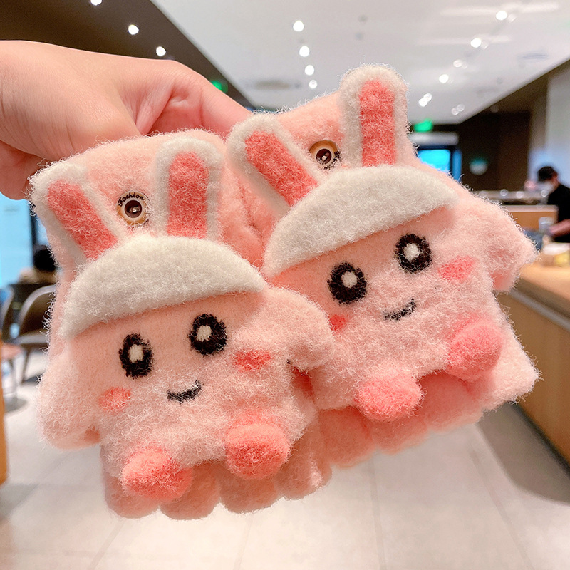 79&White Hat Pink Rabbit【6-12 years old】