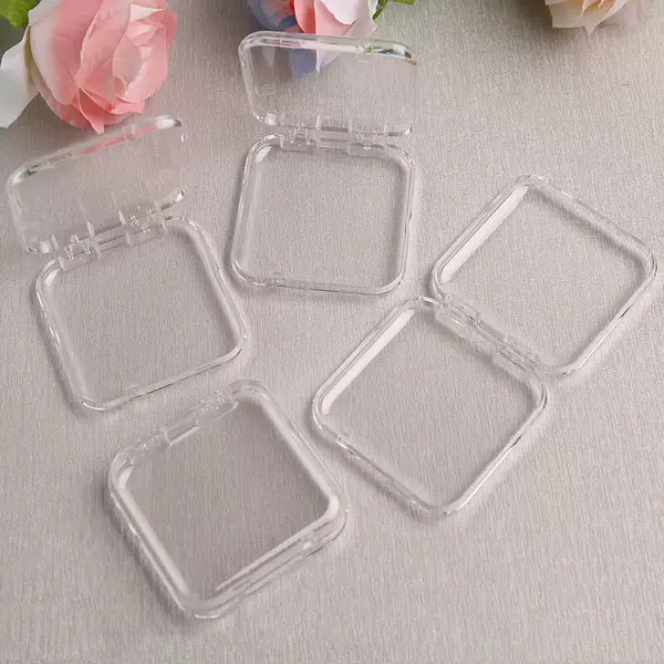 Wearable Nail Packaging Box, Transparent Box, Storage Box, Gift Box, Nail Display Box, Wearable Nail Card, Double-Sided Tape Accessories