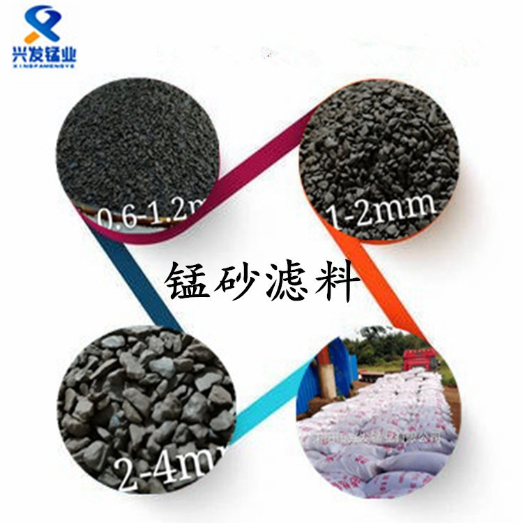 锰砂滤料 除锰除铁 湖南锰砂  广西锰砂  水处理滤料