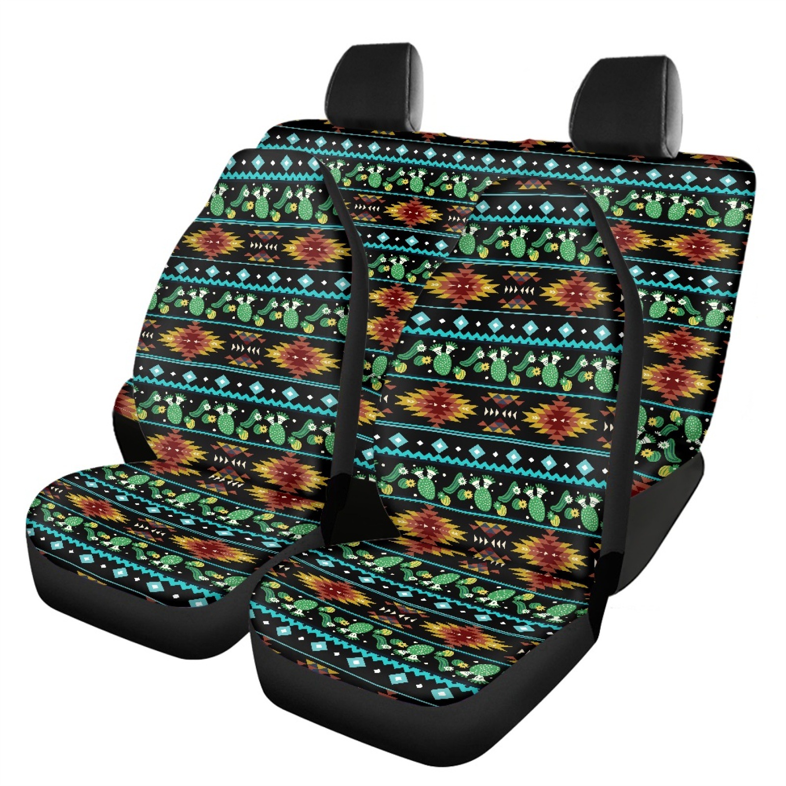 New AliExpress Planet Galaxy Elements Auto Accessories One Piece Customized Car Front and Front Seat Covers 5-Piece Set 2