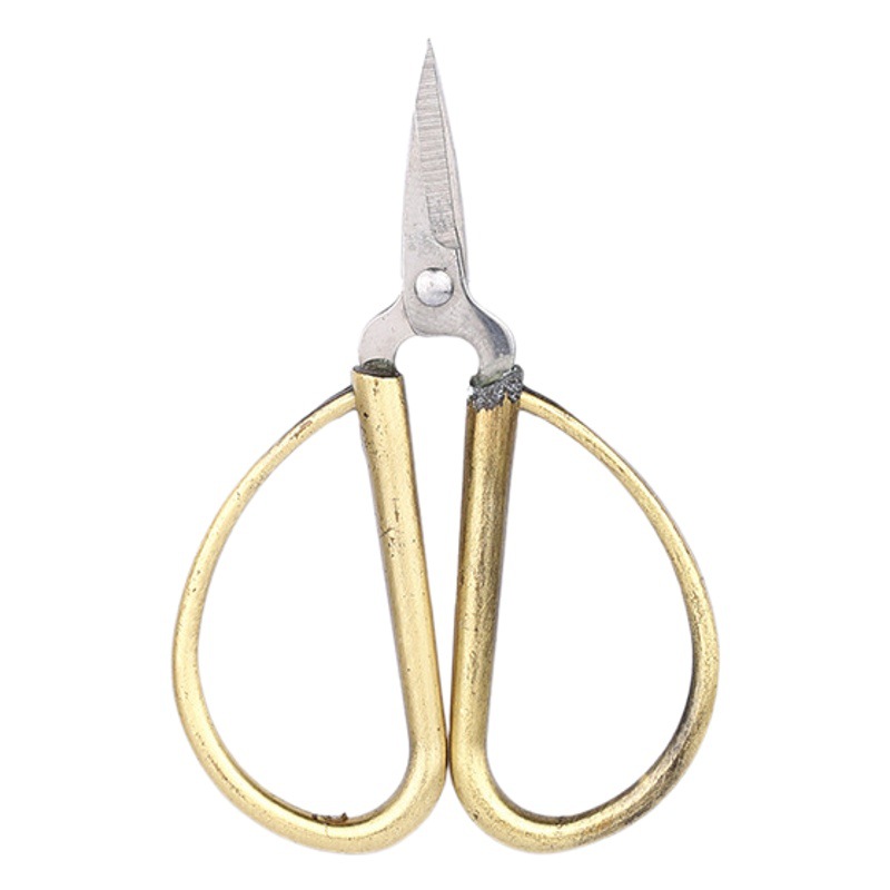 Productos genuinos extra pequeñas tijeras de bambú tijeras de maquillaje de bolsillo Mimi hilo hecho a mano DIY regalo tijeras multi-color