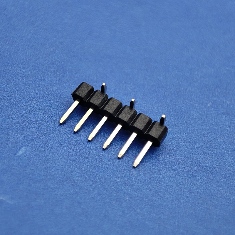 厂家直供2.54间距排针错位针单排双排SMT贴片立式5P/6P/7P系列针
