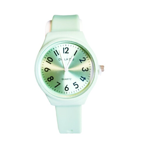 Kawaii Color Jelly Silicone Watch for Girls, High-Quality and Stylish, Minimalist, Simple, and Forest Style for Middle and High School Students 