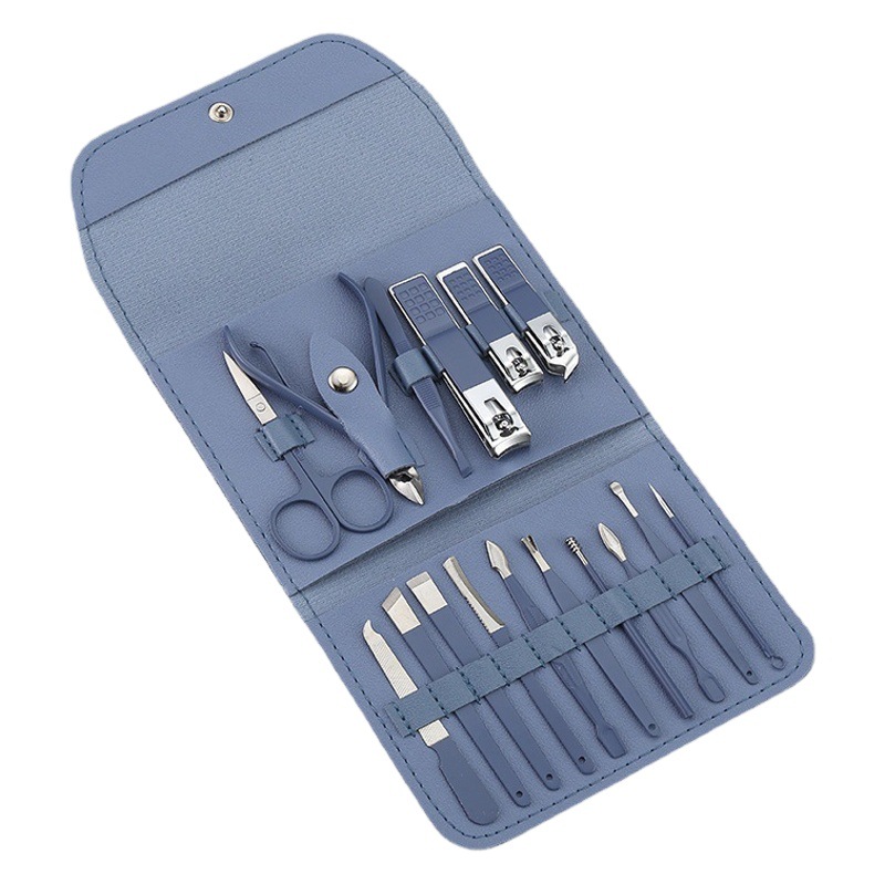 Nail Clippers folding bag 16 pieces set nail clippers beauty nail tools home pedicure scissors wholesale