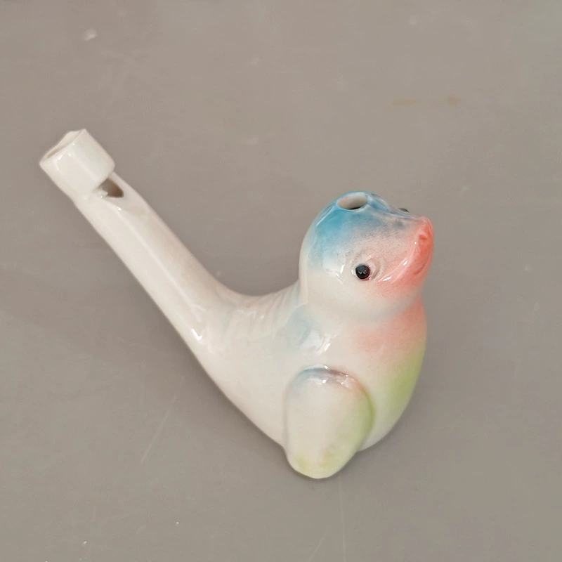 Ceramic Whistle Bird with Lanyard Music Whistle Ceramic Water Bird Scenic Stand Hot Selling Kindergarten Gifts