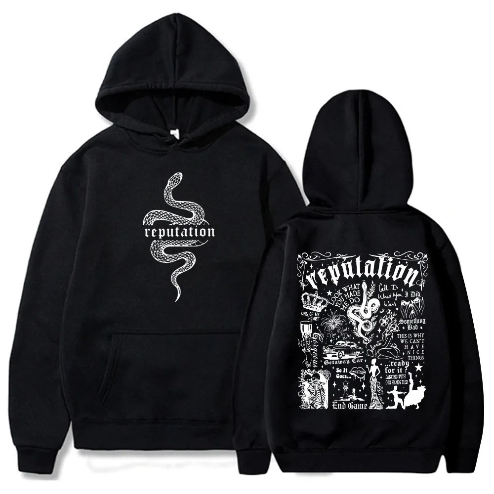 Reputation Hoodie Pop Music Hoodie Taylor Music Sweatshirt M