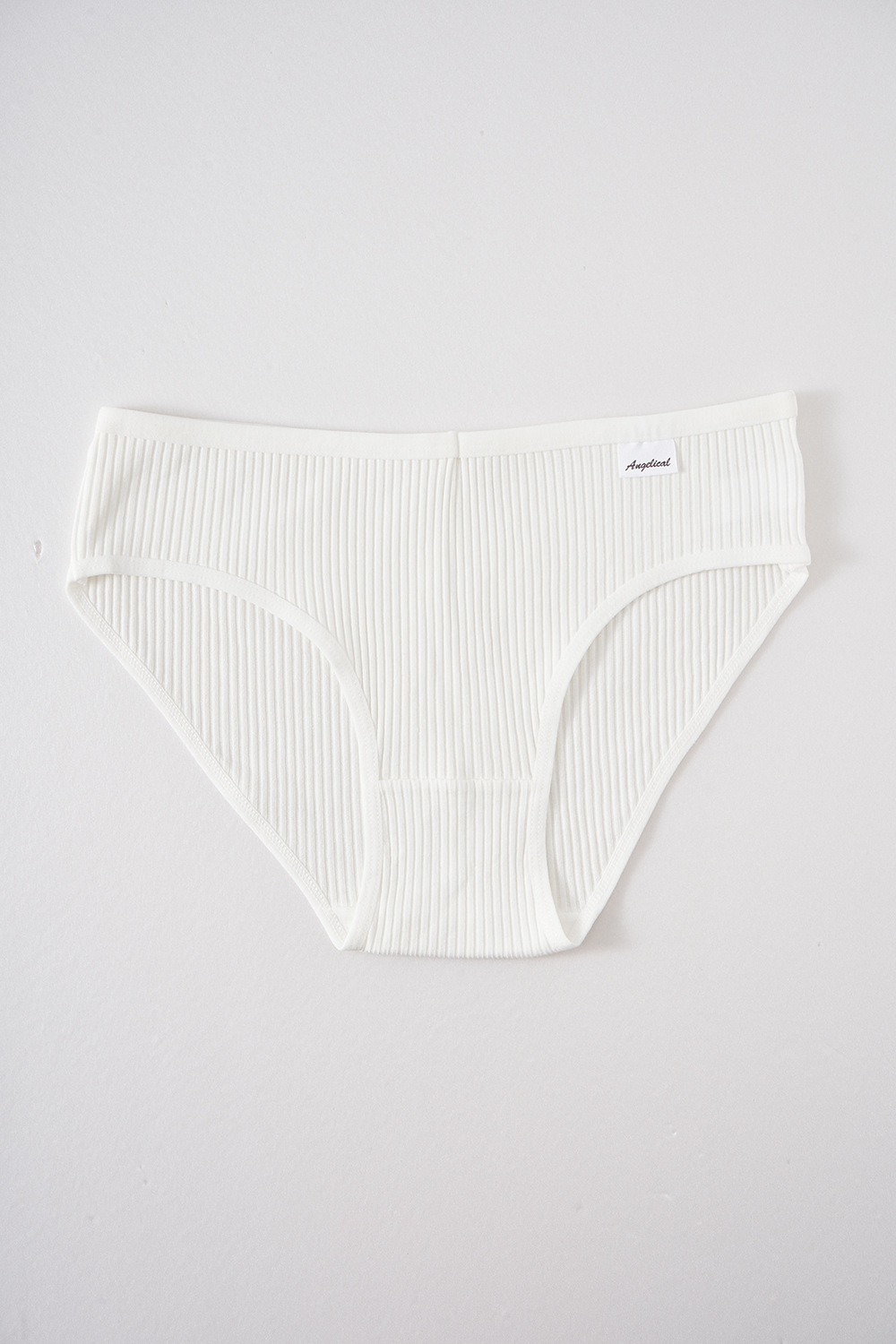 Transfronterizos exclusivos para mujeres algodón bactérico panty de algodón para niñas de cintura media simple de color sólido para niñas sin marcas