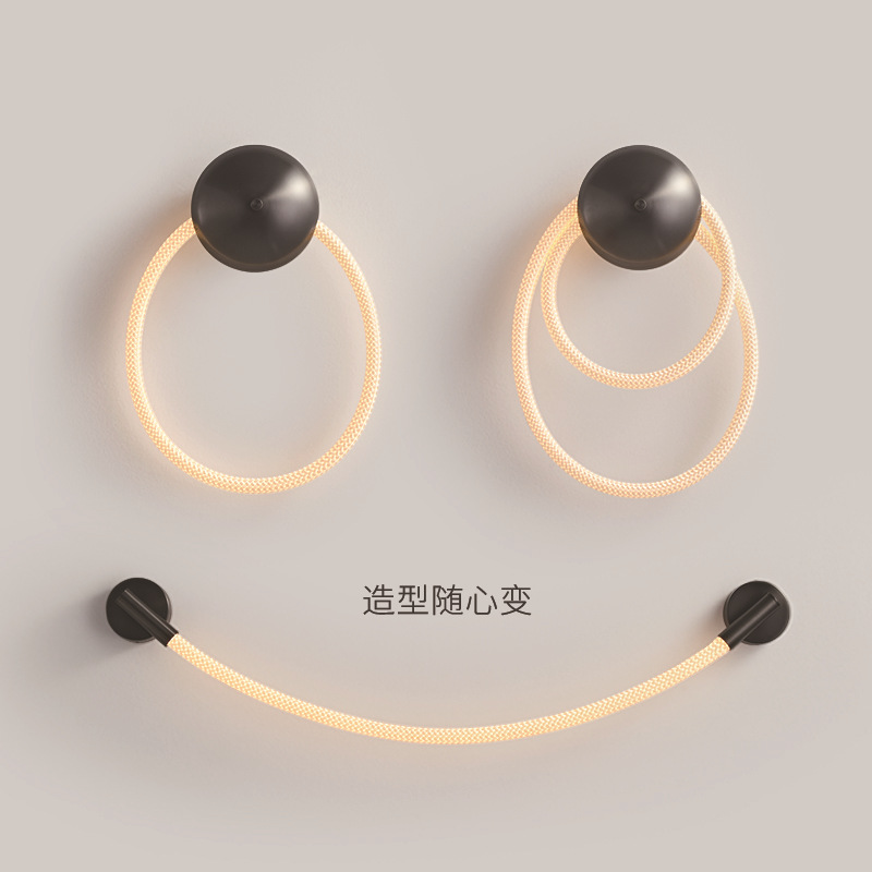 Creative linear light for bed stainless steel