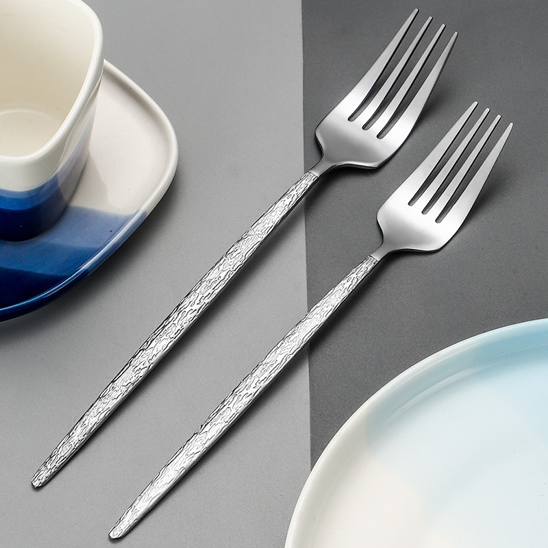 高級感のあるポルトガル製食器、ホテル向けステンレス製洋食ステーキナイフ、デザートスプーン、フォーク|undefined