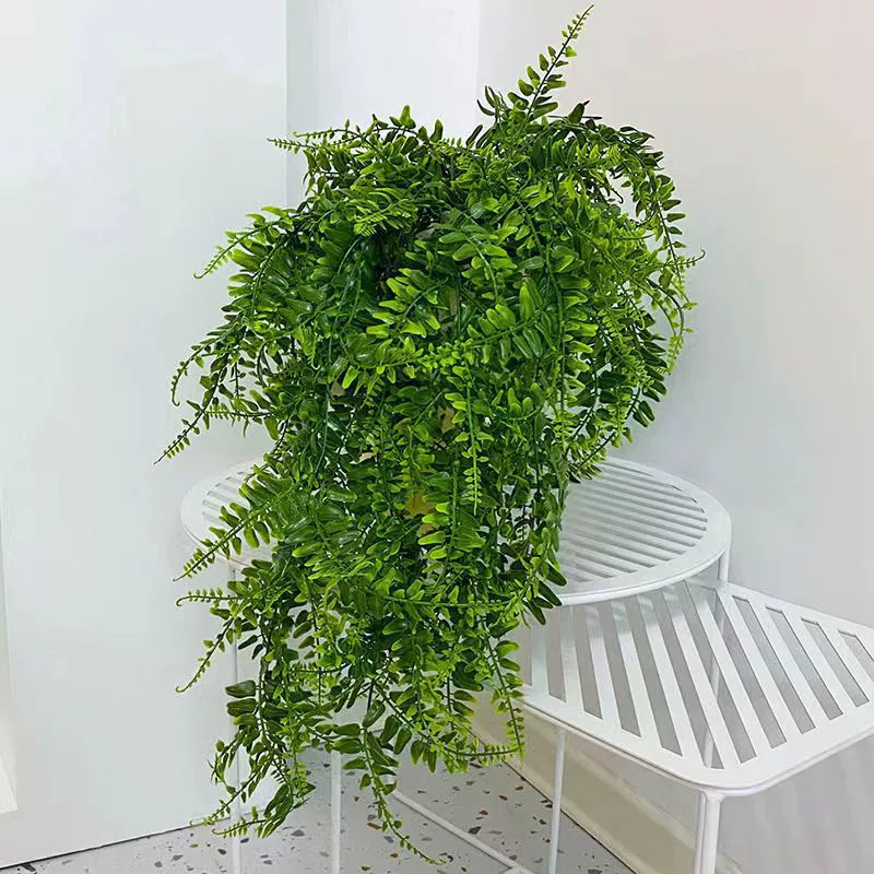 Уличное растение-птерис/перистый папоротник? — Подробнее: "Outdoor fern plant Persian grass vine strip simulation green plant Persian wall -mounted vine decorative plant wall"