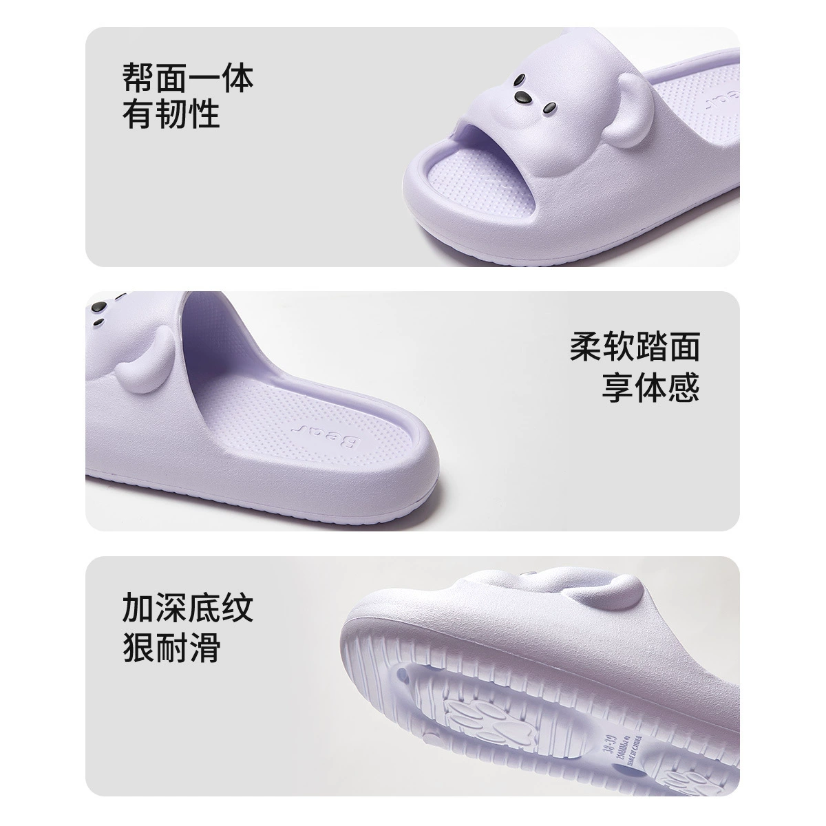 Slide, summer slippers, footwear indoor, non-slip cartoon sandals platform, wholesale