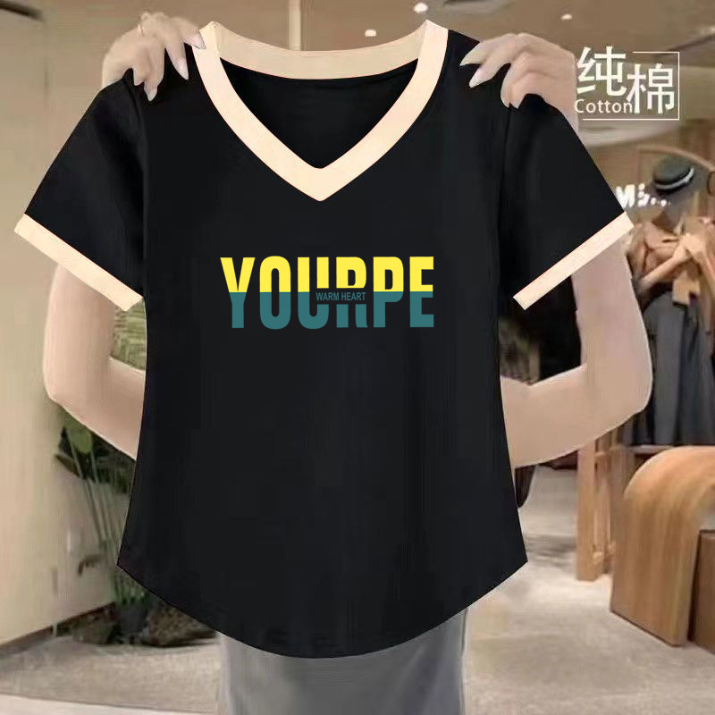 Cotton summer design T-shirt for leisure