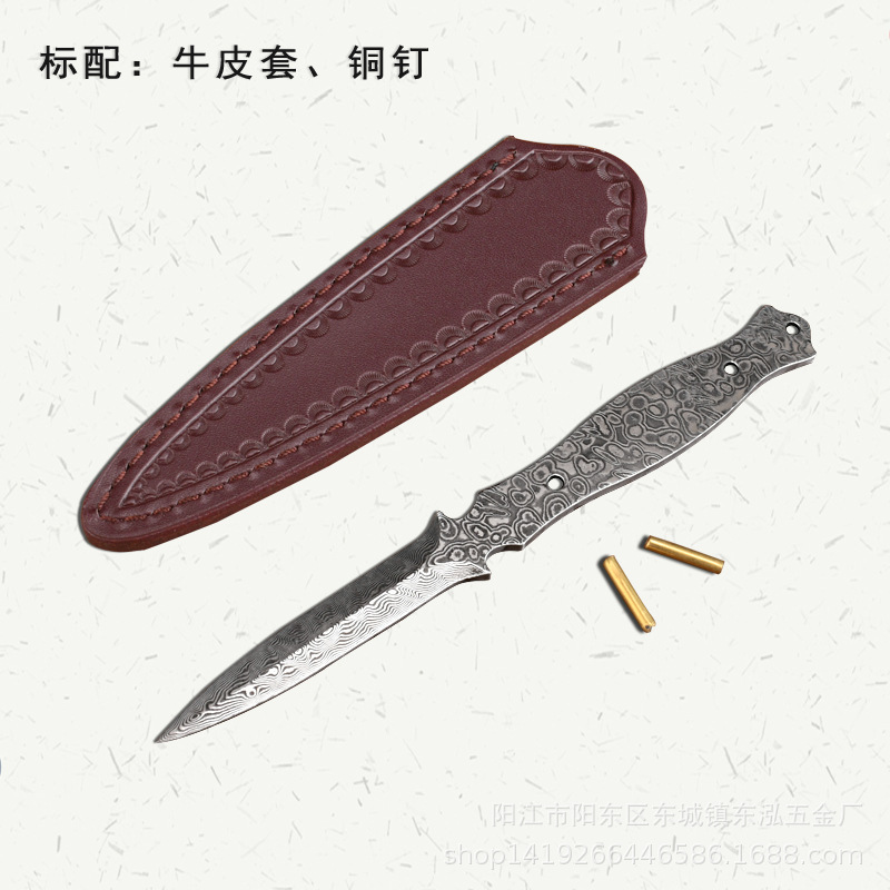 上新一体ダマスカス茶刀胚黒茶、プーアル茶道部品190|undefined