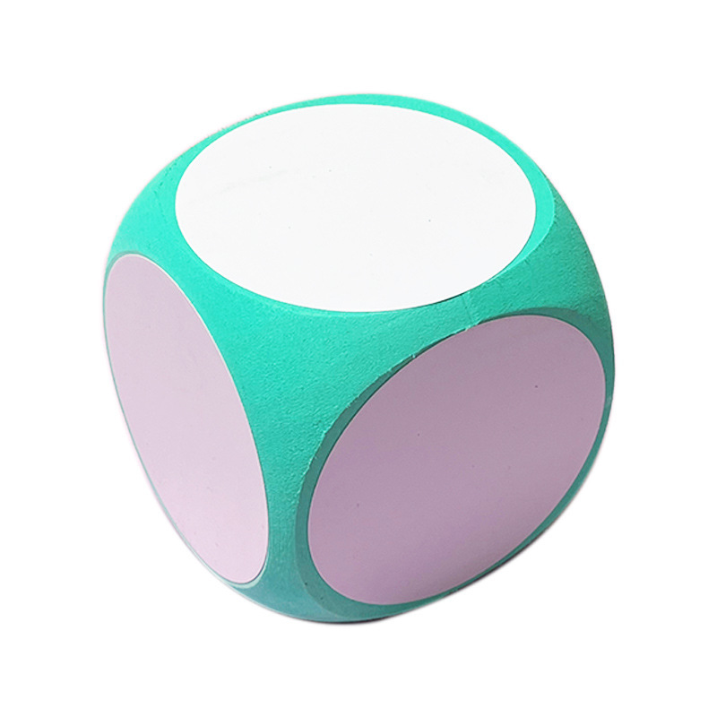 The source manufacturer produces toys 10CM EVA foam dice