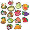 grape computer Embroidery lovely fruit Coconut strawberry Embroidery Patch Sticker clothing accessories decorate Patch Sticker