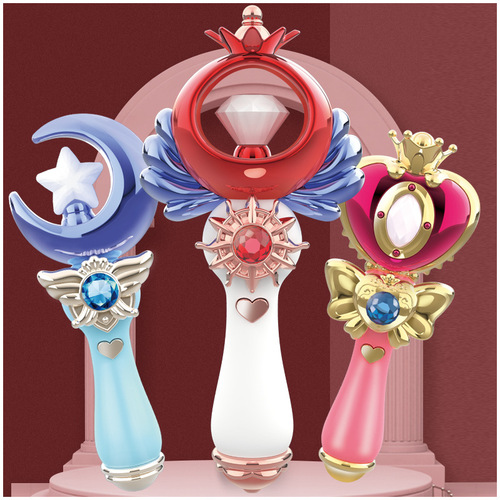 Children's Fairy Magic Wand Toy Glowing Little Princess Glitter Girl Girl Fairy Wand Mid-Autumn Festival Gift Wholesale