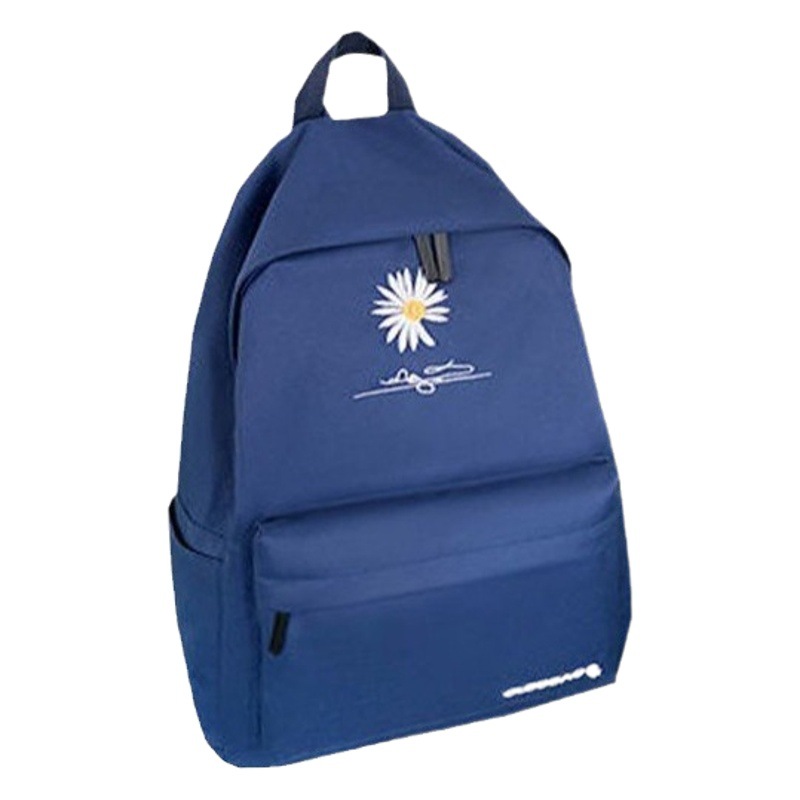 Crisantemo ins mochila estudiante femenina mochila de estilo coreano hembra fresca hembra de gran capacidad mochila de secundaria femenina