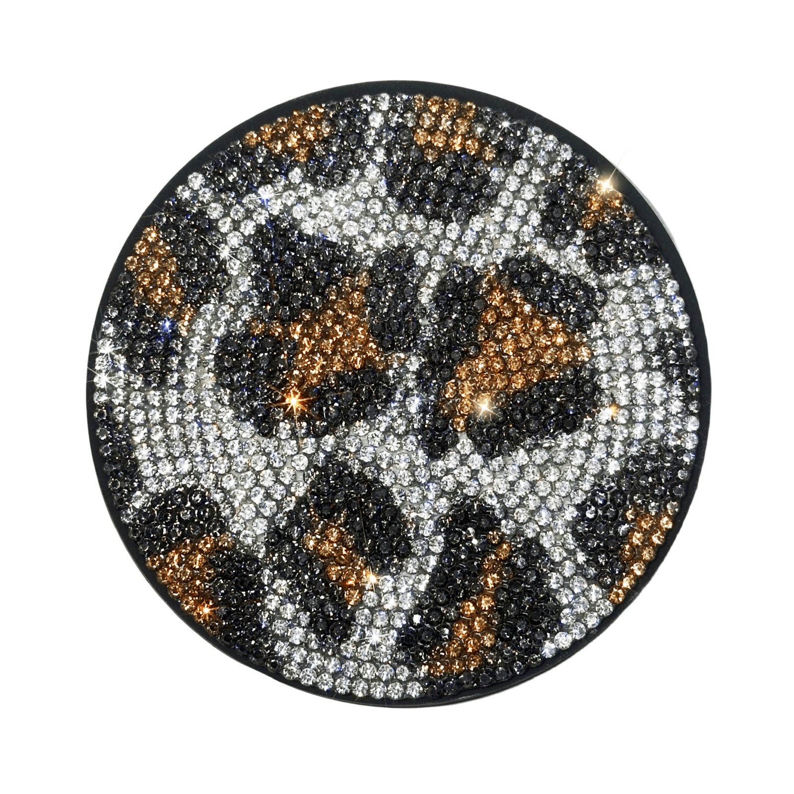 레오파드 코스터 다크 브라운