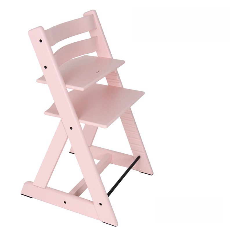 Children's Growth Chair Solid Wood Dining Table Chair Seat Wooden Baby Home Learning Chair Newborn Baby Dining Chair