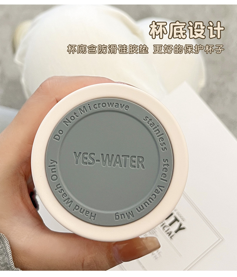 2023 New Korean version creative cartoon insulated cup for students, men and women, high appearance level, simple insulated water cup, direct drinking cup pic 32