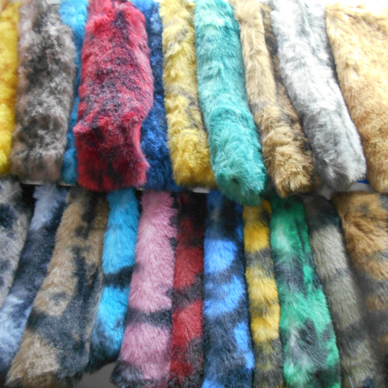 新版超柔大兔毛印花蟒蛇纹毛长布 加厚仿貂绒长毛绒蛇纹花纹面料