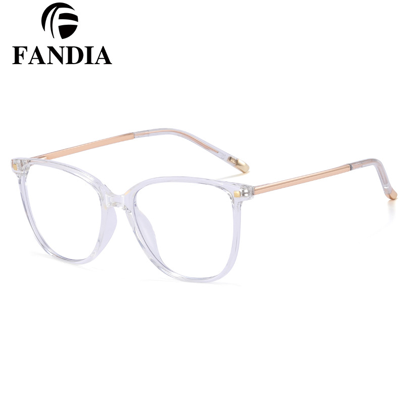 92151 moda TR90 cómodo anti-azul gafas de luz personalidad mi uñas primavera pierna Marco de las mujeres gafas de miopía