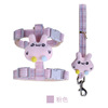 Traction rope worker character back can adjust the small and medium -sized teddy dog rope cross -border explosion