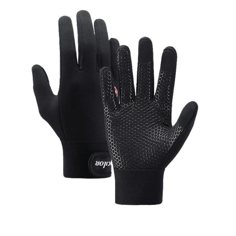 Открытый осень/зима мужские и женские лыжный сенсорный экран на флисовой подкладке Теплые спортивные Нескользящие износостойкие амортизирующие перчатки для верховой езды на велосипеде