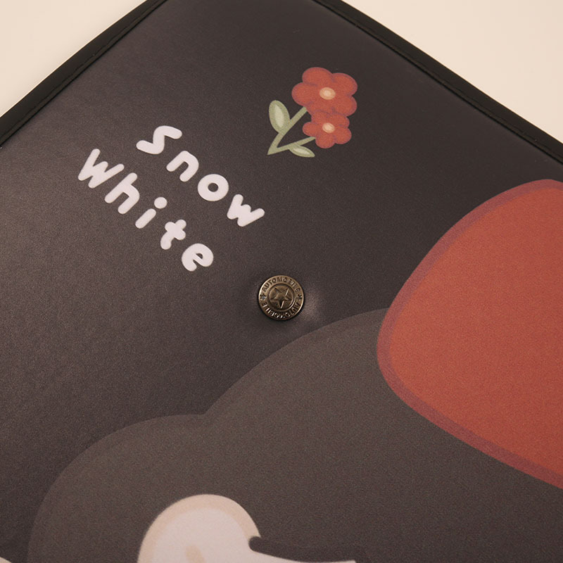 Snow White Anti-Kick Pad Car Seat Back Cute Car Seat Back Protection Pad Leather Stain-Resistant Car Anti-Kick Pad