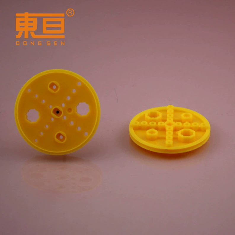 Φ482A2AB Желтый восьмиугольный шкив пластиковый шкив шкив строительный блок шкив технический строительный блок детали