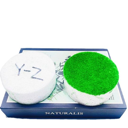 Simulation moss foam flocking simulation flower pot pot plug wholesale wedding decoration moss ball fake flower pot props