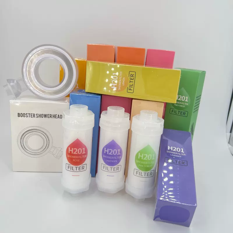 沐浴花洒淋浴洗澡香氛香薰过滤器净水除氯VC前置家用过滤增压