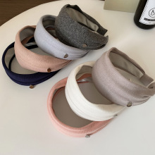 美式复古针织宽边发箍女时髦高级感发卡高颅顶洗脸压发头箍秋冬女