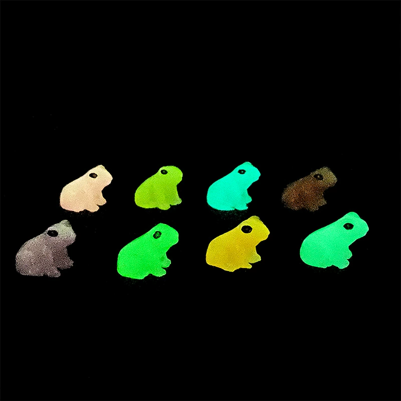 Colorful doll, creative accessory, frog, micro landscape