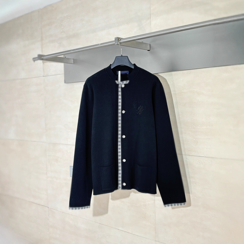 Ceiling Quality 25 Trendy Brand New Donkey Home Embroidered Knitted College Style Cardigan Jacket Same Style for Male and Female Stars