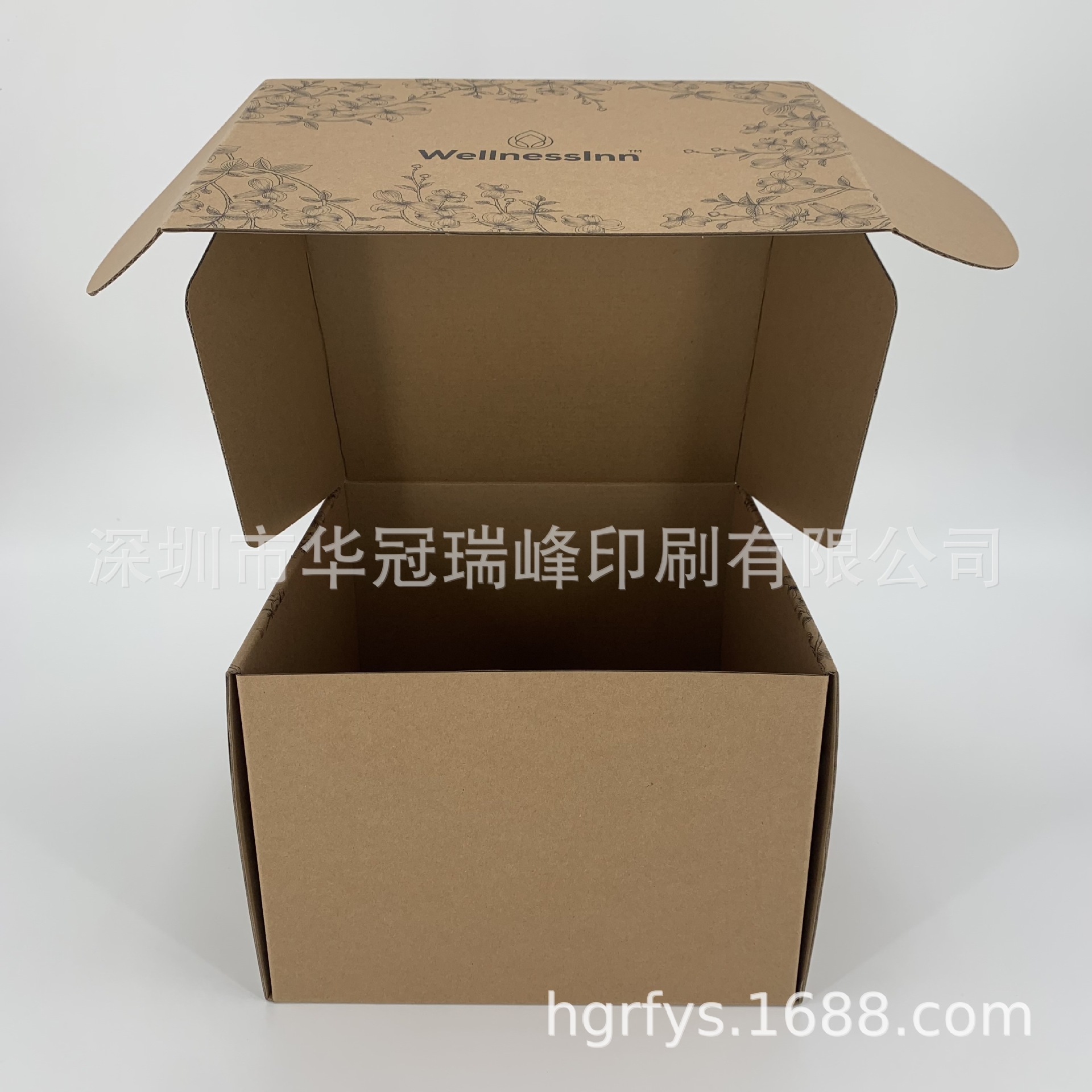 彩色飞机盒批发纸盒彩印纸箱快递服装打包牛皮纸瓦楞穿戴甲包装盒