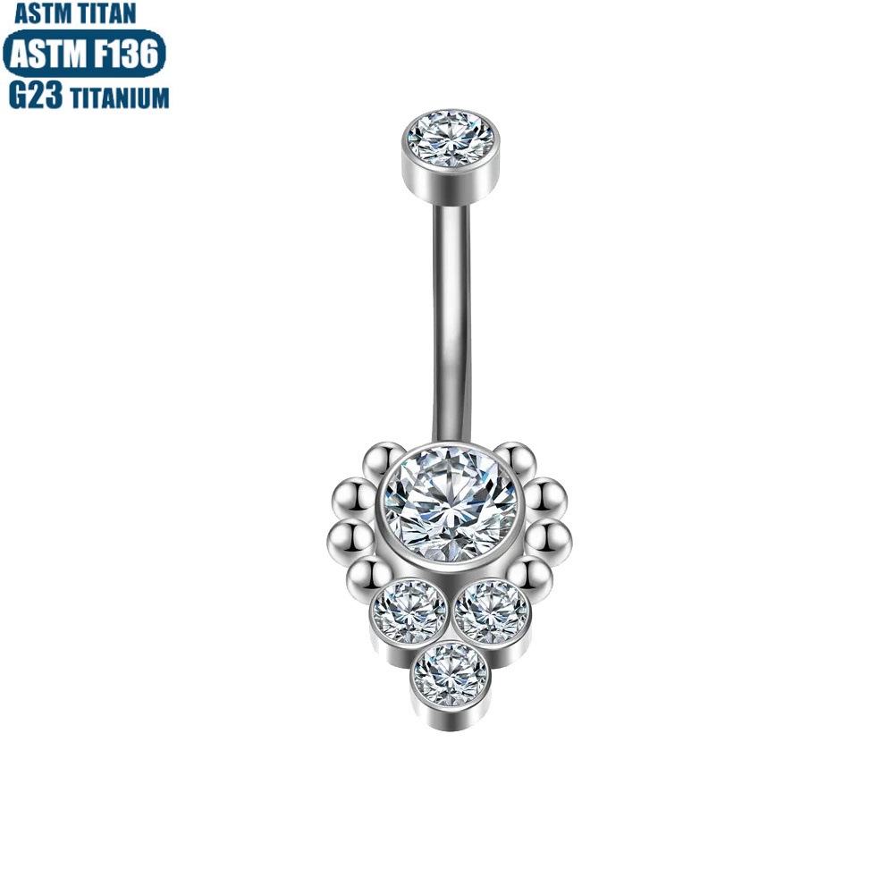 Silver pointed spike labret stud material detail