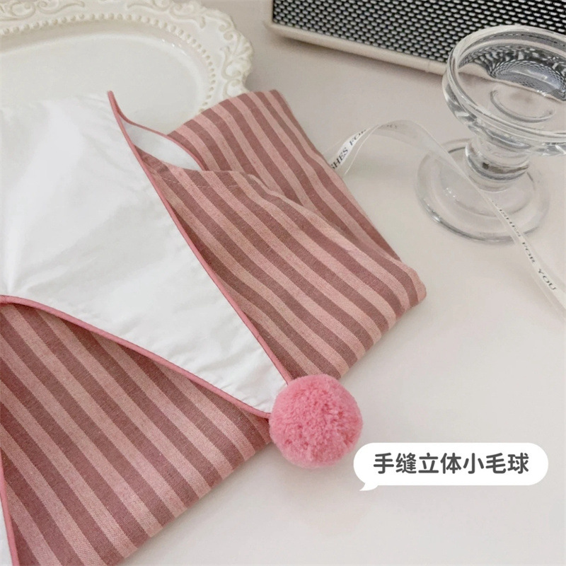 ¡Ciao Yan Qi es muy lindo! Bebé femenino con solapa bola rayas vestido sin mangas verano nuevo vestido universitario