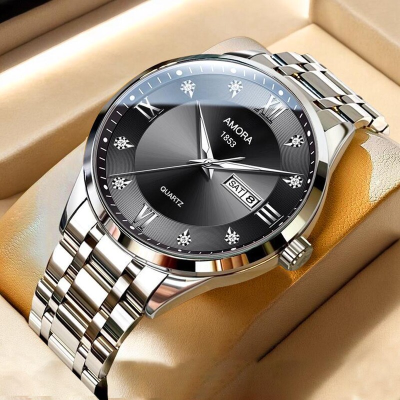 Men's Watch, Men's Business Quartz Watch, Large Dial, Fully Automatic, Non-Mechanical Watch, Waterproof, High-End, Luminous Men's Watch, Men's Business Quartz Watch, Large Dial, Fully Automatic, Non-Mechanical Watch, Waterproof, High-End, Luminous