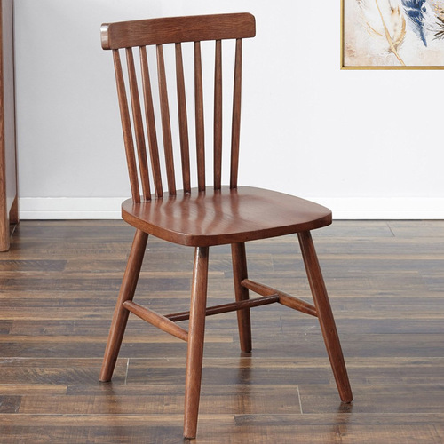 Chair solid wood backrest chair Nordic Windsor chair simple hotel cafe coffee table desk dining chair