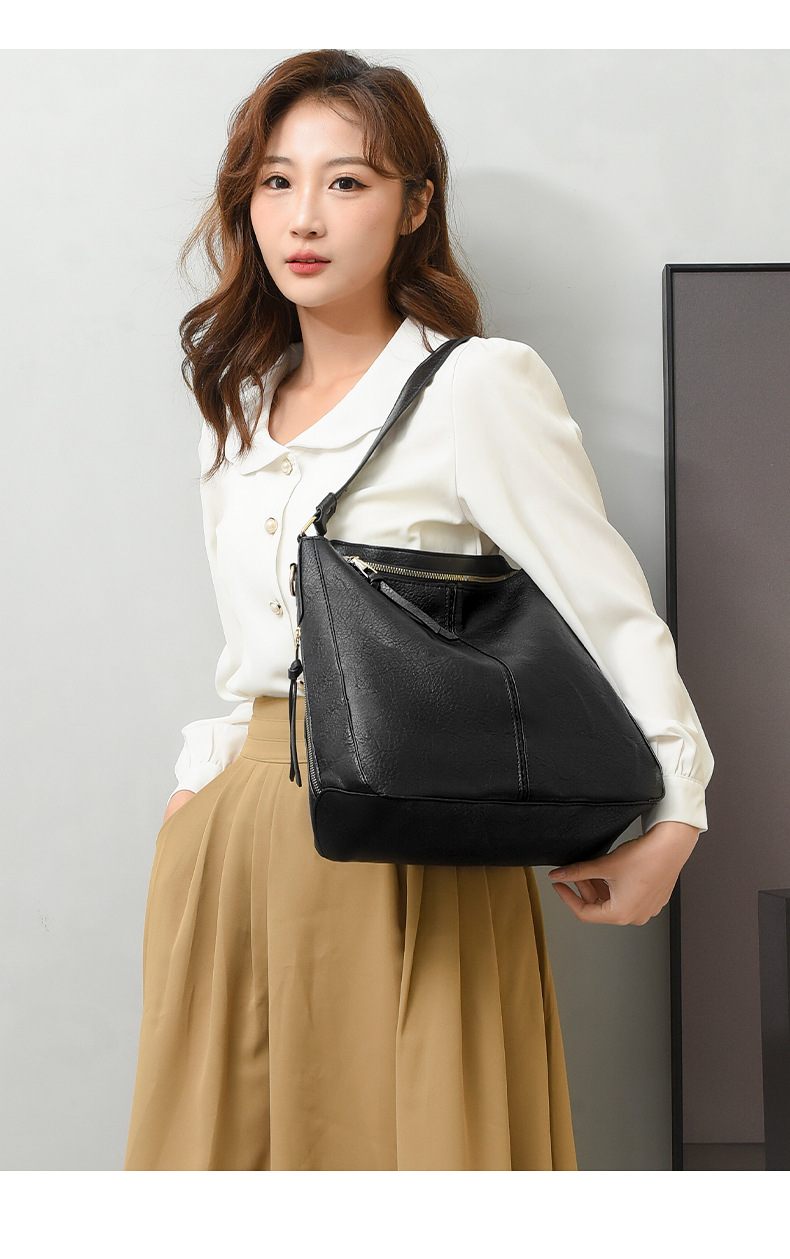 Cross-border women's bags 2023 New style single-shoulder bag, simple crossbody wandering bag, Korean-style handbag, women's tote large bag undefined