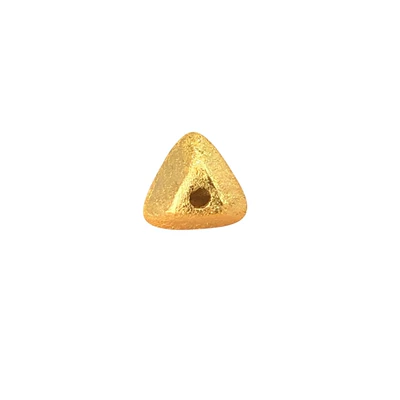 Zərgərlik ara hissələri – Sterling Silver Gold-Plated Brushed Gourd