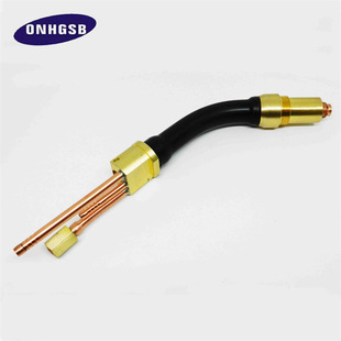 Factory production wholesale gas shielded welding gun accessories elbow welding gun conductive nozzle connecting rod welding accessories
